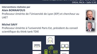 Atelier d'experts Financement des Transports : à la recherche d'un modèle